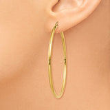 14k Yellow Gold Hoop Earrings from Miles Beamon Jewelry - Miles Beamon Jewelry