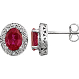 14K White Gold Ruby & Diamond Necklace from Miles Beamon Jewelry - Miles Beamon Jewelry
