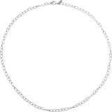 Sterling Silver 3.5mm Knurled Cable Chain from Miles Beamon Jewelry - Miles Beamon Jewelry