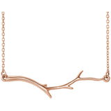 Sterling Silver Branch Bar Necklace from Miles Beamon Jewelry - Miles Beamon Jewelry