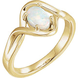 Sterling Silver Opal Freeform Ring from Miles Beamon Jewelry - Miles Beamon Jewelry