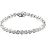 14K Rose Gold Diamond Bracelet from Miles Beamon Jewelry - Miles Beamon Jewelry