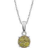 14K White Black Diamond Necklace from Miles Beamon Jewelry - Miles Beamon Jewelry