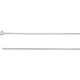 Sterling Silver 2 MM Box Chain from Miles Beamon Jewelry - Miles Beamon Jewelry