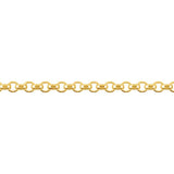 14K Yellow Gold 2MM Rolo Chain from Miles Beamon Jewelry - Miles Beamon Jewelry