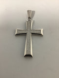 STERLING SILVER CROSS WITH CZ